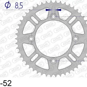 Non Perdere Yamaha yz 85 lw 85 corona afam 15104n-52 in all. passo 428 2002 2018