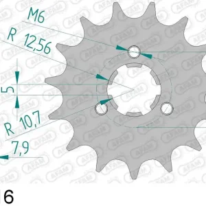 Suzuki dr 600 r dakar 600 pignone afam 22503-16 passo 520 1986 1989 Super Prezzo
