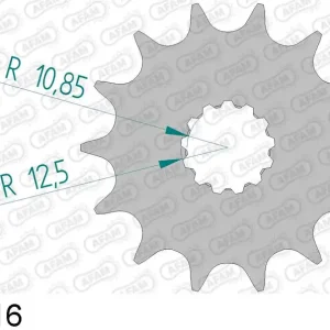Reso Gratuito Suzuki gs 500 e 500 pignone afam 27500-16 passo 520 1989 1993