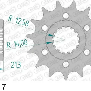 Aprilia 1200 caponord 1200 pignone afam 37600-17 passo 525 2013 2016 Acquista Ora