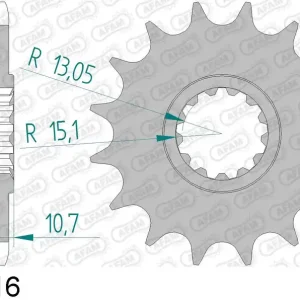 Ultima Occasione Yamaha mt 07 700 700 pignone afam 21607-16 passo 525 2014 2016