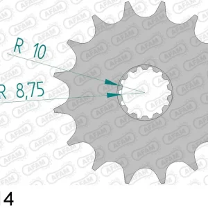 Ultime Pezzi Yamaha yz 85 85 pignone afam 21202-14 passo 428 2002 2015