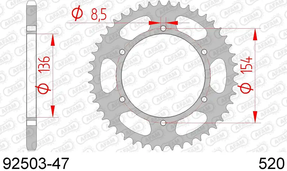 Di Tendenza Bmw g 650 xchallenge 650 corona afam 92503-47 in acc. passo 520 2007 2009
