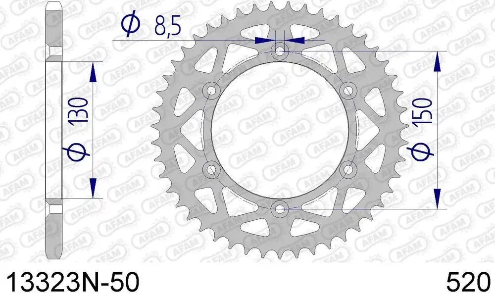 Occasione Yamaha wr 250 f 250 corona afam 13323n-50 in all. passo 520 2007 2019