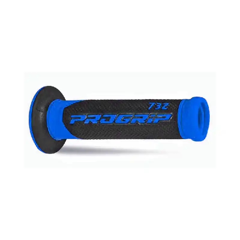 Manopole scooter progrip 732 150 doppia densita' blu nero no foro Offerta Speciale