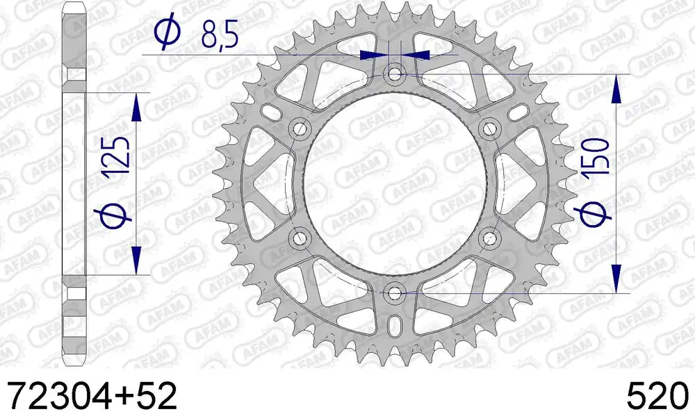 Gas gas ec f 250 250 corona afam 72304+52 in all. passo 520 2021 2021 Più Venduto