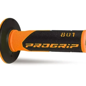 Manopole mx 801 296 doppia densita' arancio fluo nero senza foro Occasione Imperdibile