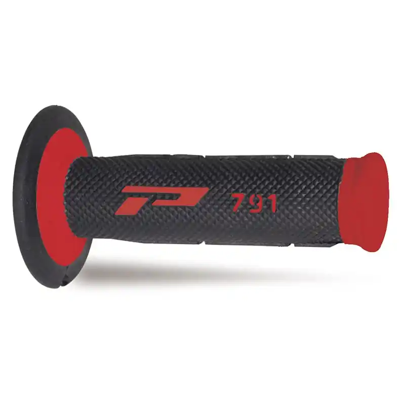 Manopole mx progrip 791 - 149 - doppia densita' - rosso / nero no foro A Buon Prezzo