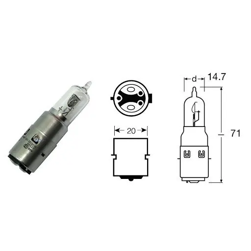 Prezzo Basso Lampada alogena osram s2 12v-35/35w / ba20d