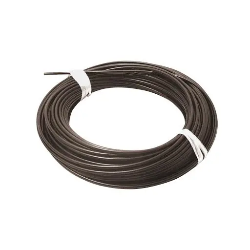 Guaina in pvc universale bcr ø est. 5mm, ø int. 2,5mm, lunghezza 50mt color nero Novità