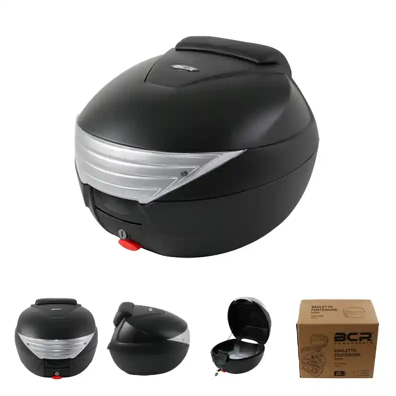 Soddisfatti O Rimborsati Bauletto posteriore bcr29 con piastra di fissaggio e schienale (29lt)