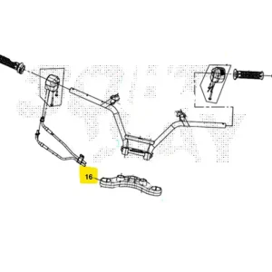 Prezzo Di Fabbrica Sym maxsym gt 400 piastra superiore forcella 2024 2024 lz40w2-eu