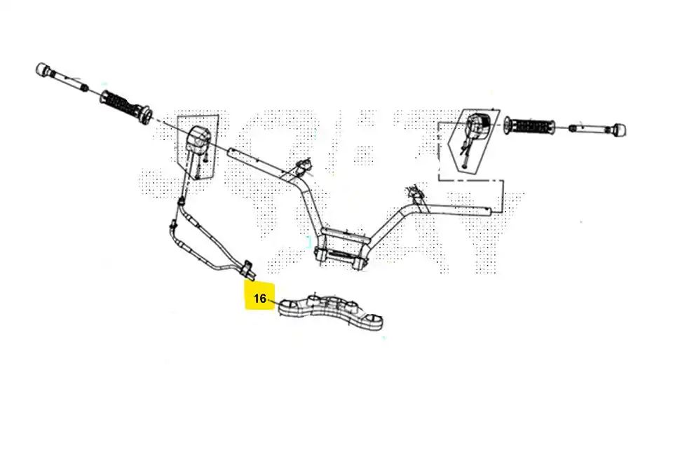 Prezzo Di Fabbrica Sym maxsym gt 400 piastra superiore forcella 2024 2024 lz40w2-eu