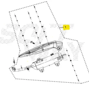Sym joymax z 300 terminale scarico marmitta completa 2025 2025 ly30wa-eu Ultima Occasione