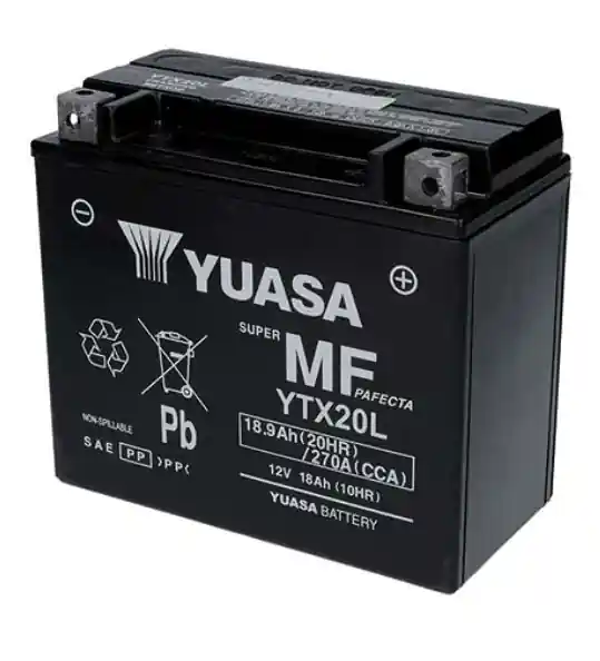 Bombardier-can am outlander 330 batteria yuasa ytx20l 2004 2005 410301203 Pagamento Sicuro