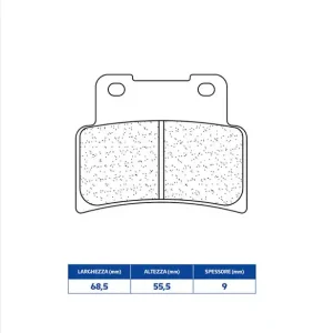 Prezzo Di Fabbrica Aprilia rs, rs extrema 125 pastiglie freno racing ant cl 1187c60 2006 2013