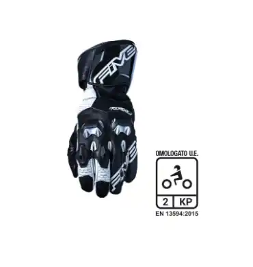 Guanti moto five rfx2 black/white (xxl) Offerta Lampo