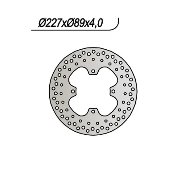 A Buon Prezzo Polaris 2x4 250 disco freno anteriore dx sx ng 652 1990 1990
