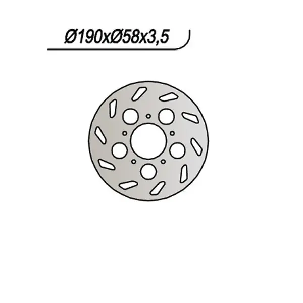 Miglior Prezzo Derbi atlantis 4t 50 disco freno anteriore ng 444 2004 2006