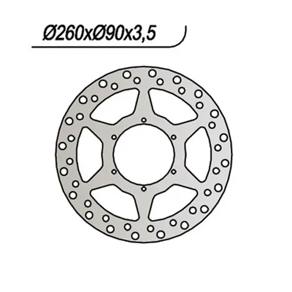 Esclusivo Motor hispania rx super racing l.c. 50 disco freno anteriore ng 342 2000 2003