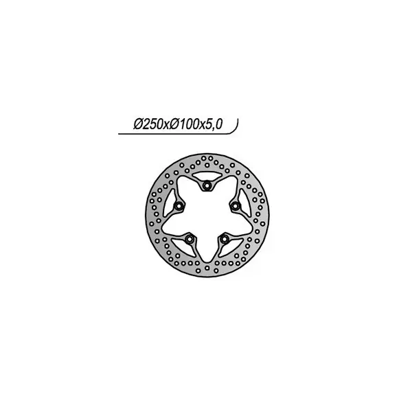 Kawasaki zrx r 1200 disco freno posteriore ng 2001 2008 Spedizione Espresso