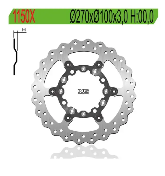 Kawasaki kx 125 disco freno anteriore ng 2003 2005 Prezzo Scontato