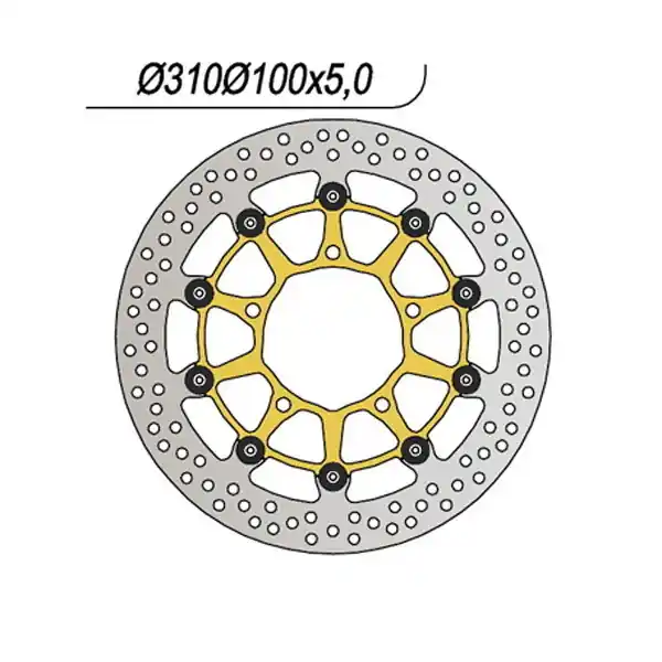 Occasione Imperdibile Suzuki gsx r (k6/k7) 600 disco freno anteriore dx sx flottante 2006 2007