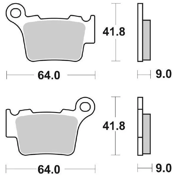 Sconto Bmw g smr 450 pastiglie freno sbs 791 si 2009 2010