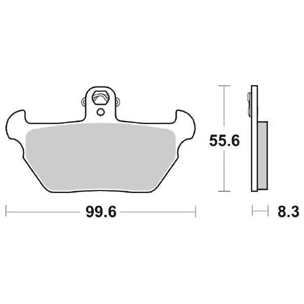 Bmw r 80 r 800 pastiglie freno anteriore sbs 644 hs 1991 1992 Prezzo Di Fabbrica