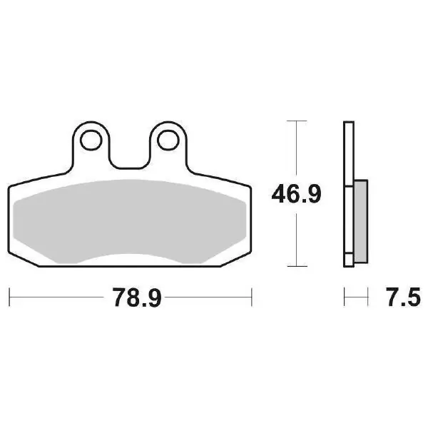 Sconto Honda sj bali (af32) 50 pastiglie freno sbs 124 hf 1993 1998