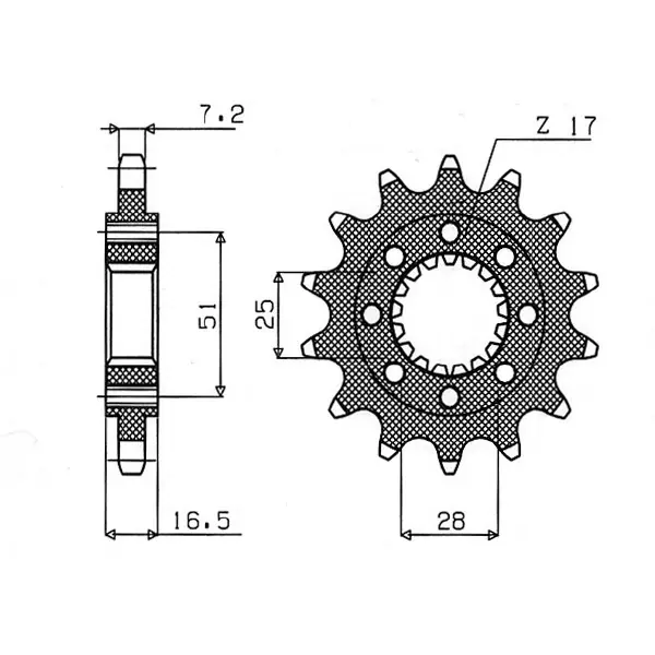 Quantità Limitata Ktm duke 950 pignone p 525 z 16 2004 2004