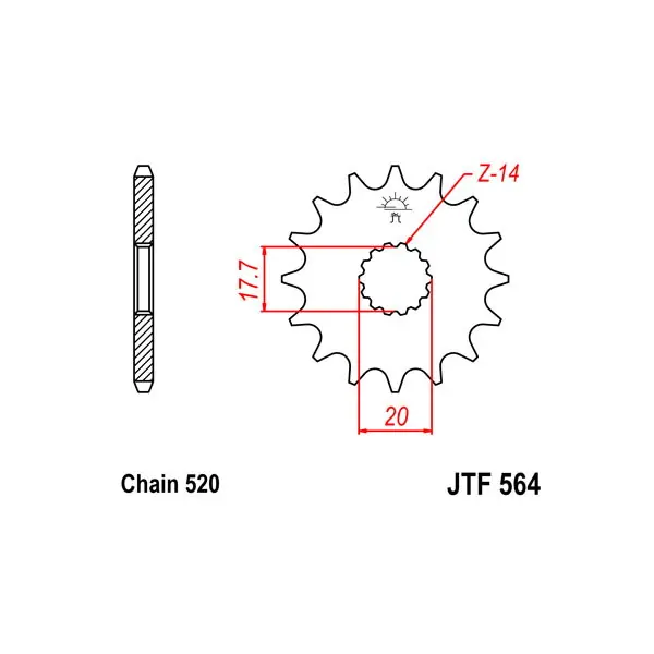 Nuovo Arrivo Gas gas ec 2t 125 pignone p 520 z 13 1999 2000