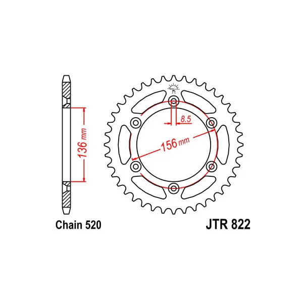 Must-Have Betamotor rr en (mot.ktm) 250 corona in alluminio p 520 z 52 2005 2011