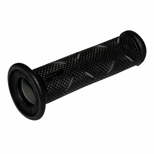 Manopole strada progrip 717 dual density titanio ø 22-25mm lunghezza 122mm open Reso Gratuito