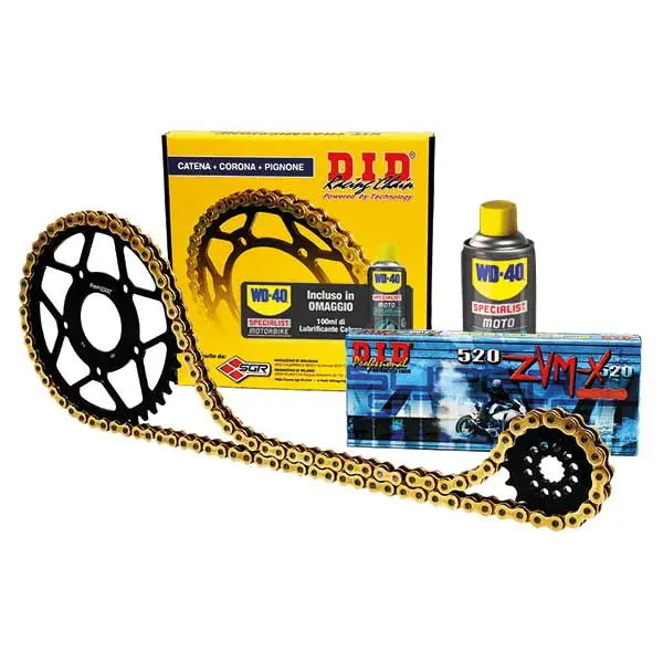 Kawasaki kfx (ksf) 50 kit standard con catena did 420 corona acciaio 2003 2006 Quantità Limitata