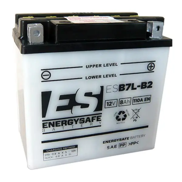 Nuova Collezione Mbk doodo 125 batteria es esb7l-b2 12v/8ah 2000 2002