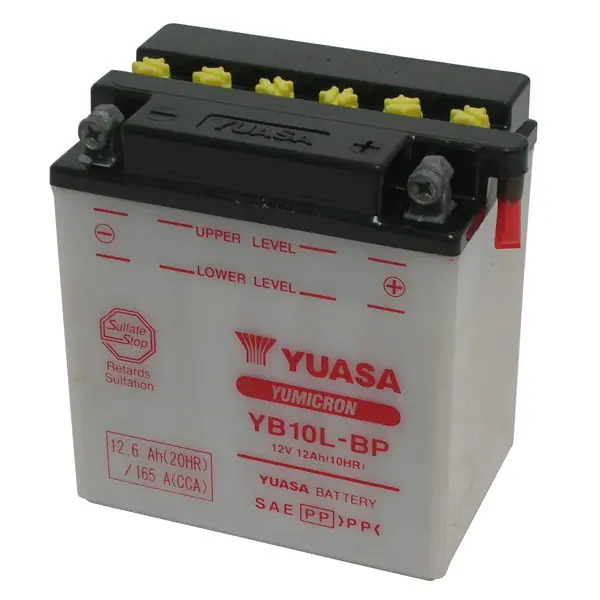 Derbi gp1 e2 / low seat e3 125 batteria yuasa yb10l-bp 2006 2008 00g03304401 Bestseller