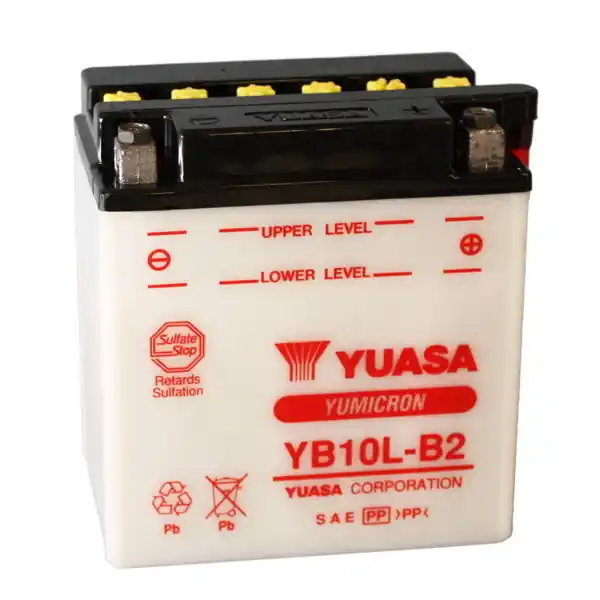 Suzuki gs e (gm51a) (2cil.) 500 batteria yuasa yb10l-b2 1989 1996 Spedizione Espresso