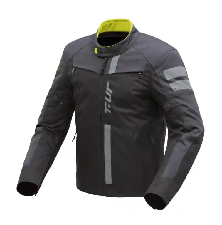 Di Tendenza Giacca tasmania hydroscud® black/dark anthra taglia l