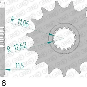 Husqvarna 701 supermoto 701 pignone afam 73303-16 passo 520 2016 2020 Spedizione Espresso