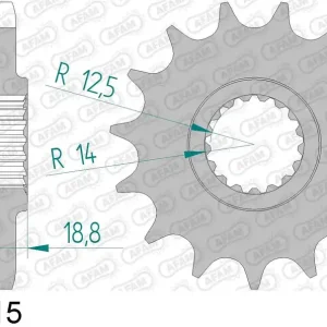 Occasione Aprilia v4 1100 rr tuono 1100 pignone afam 61801-15 passo 525 2015 2020
