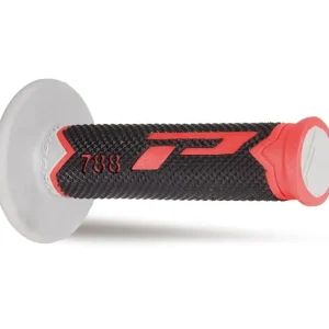 Manopole mx progrip 788 - 220 - tripla densita' - rosso / nero / grigio no foro Affare