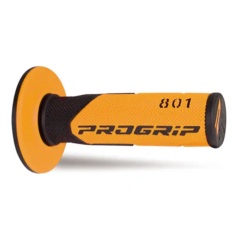 Ultimissimo Modello Manopole mx progrip 801 144 - doppia densita' nero / arancio no foro