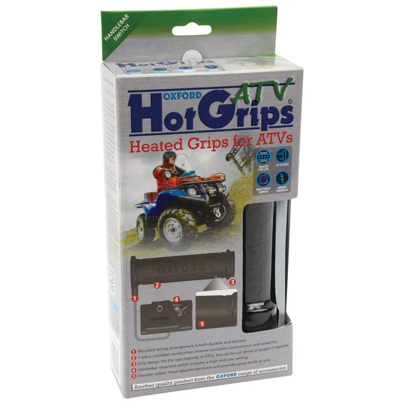 Coppia manopole oxford riscaldate atv essential 120 - 130 mm diam. 22 405400945 Ultimissimo Modello