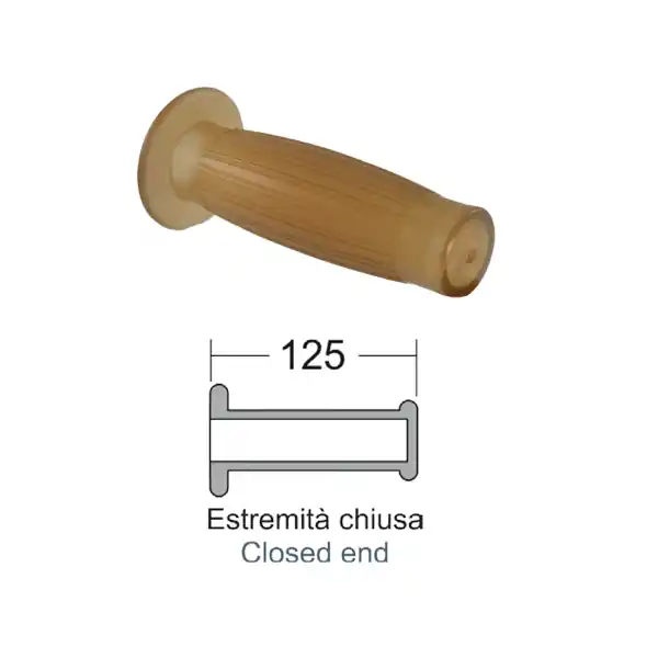 Coppia manopole vintage cafe l.125mm Offerta Lampo
