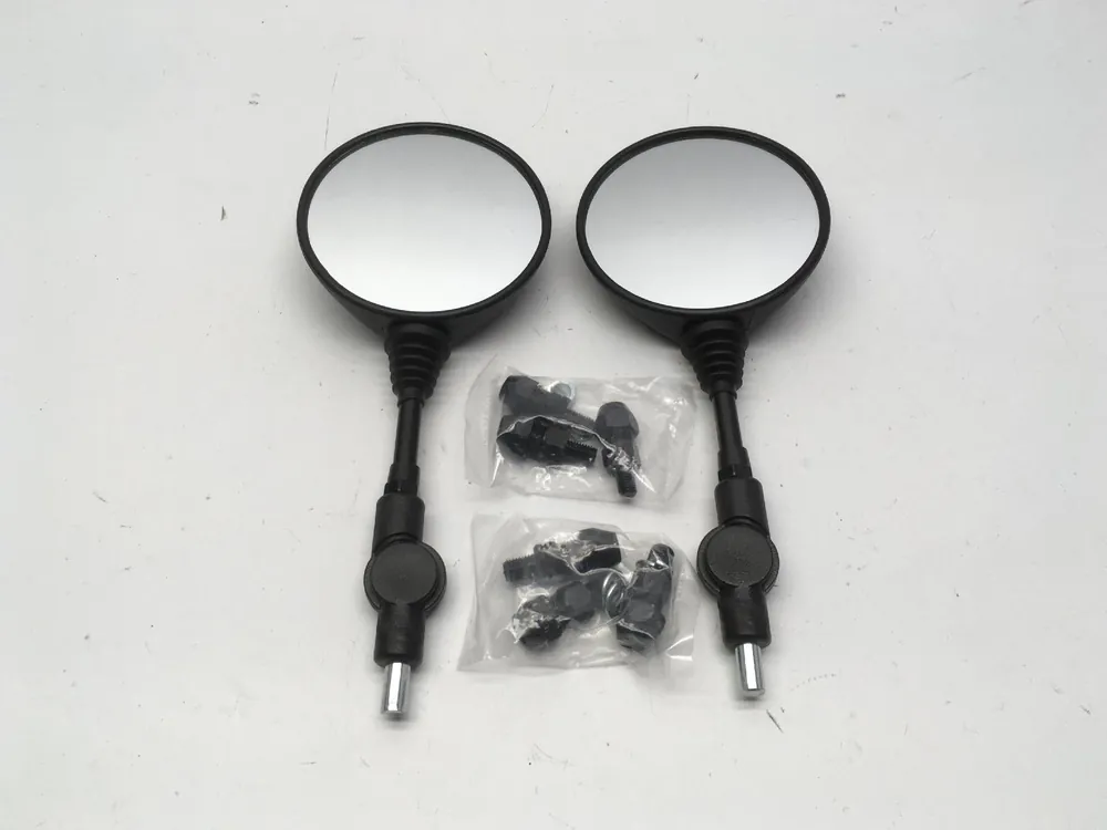 Coppia specchi universali rotondi con adattatori m8 e m10 Spedizione Espresso