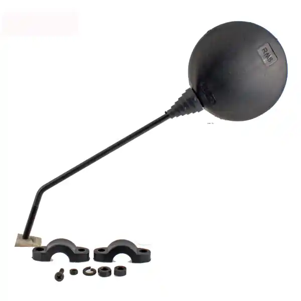Specchio rms ciclomotore bici diametro 105 mm nero sinistro filetto passo 8 mm Prezzo Ridotto