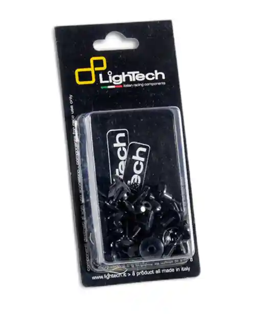 Kit viteria carena in ergal nere lightech per yamaha mt-09 17-20 (33 pezzi) Non Perdere