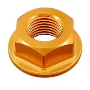 Dado ergal colore oro aperto lightech m14x1,5 Popolare