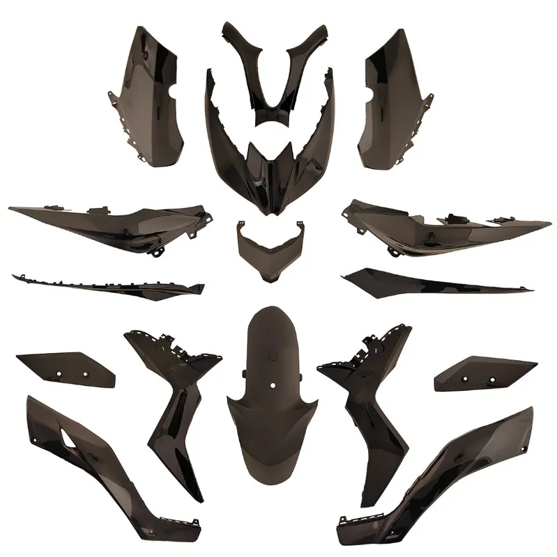 Kit plastiche carene scocche yamaha x-max xmax 125 250 400 2017/2022 nero lucide Occasione Imperdibile